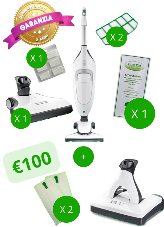 OFFERTA FOLLETTO VK 220 S + Sistema completo per la pulizia della casa