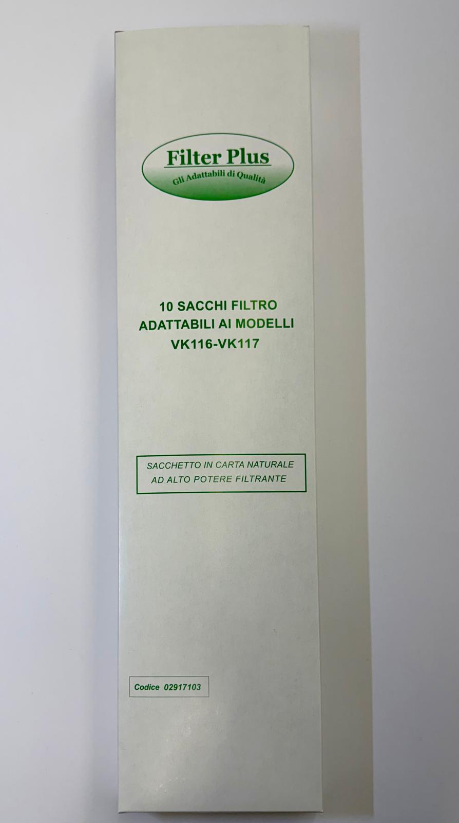 Sacchetti folletto modello VK 116 VK 117