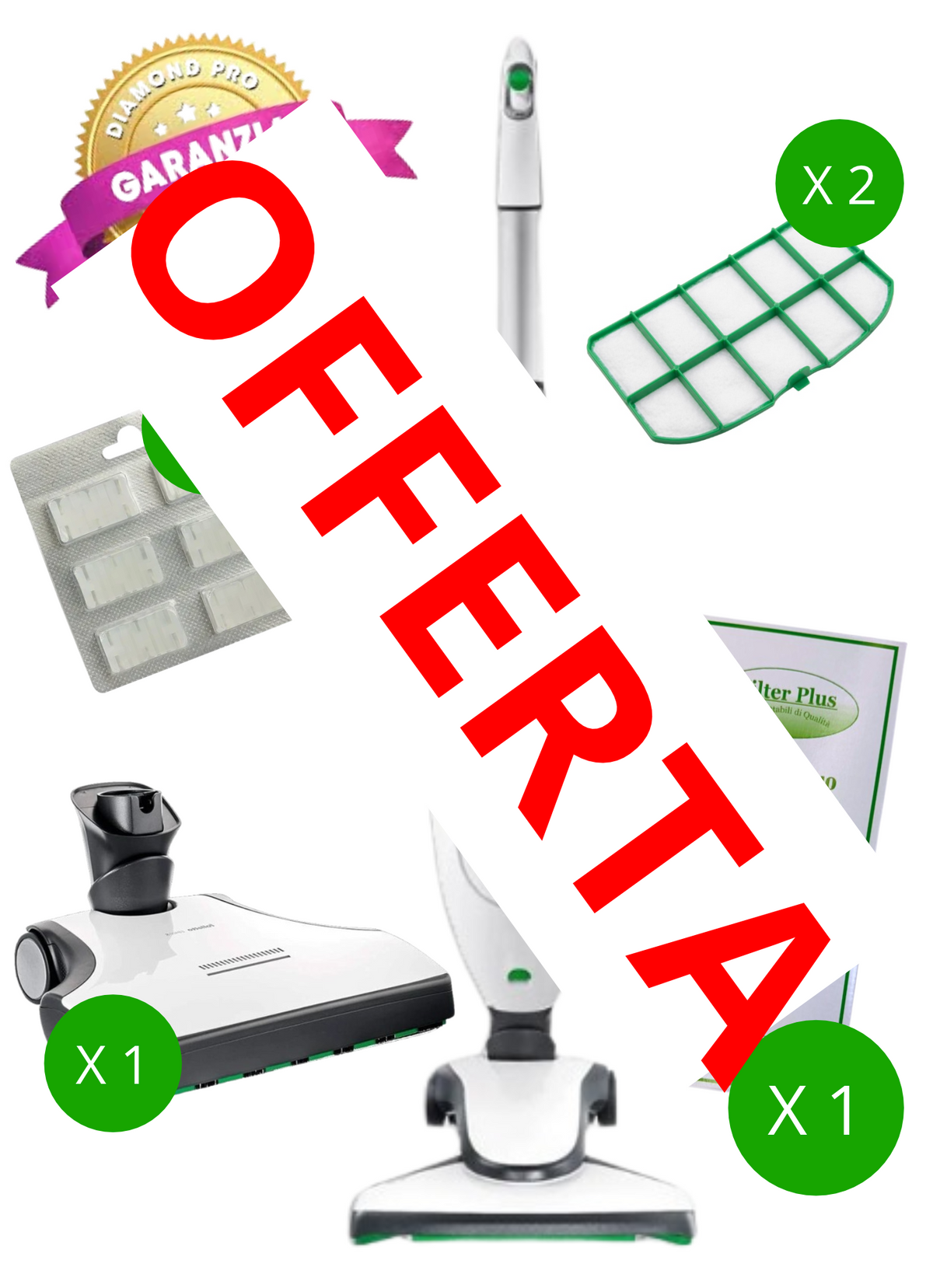 OFFERTA FOLLETTO VK 220 S + Sistema completo per la pulizia della casa