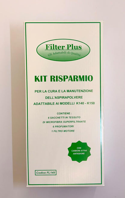 Sacchetti folletto modello VK 140 VK 150 KIT RISPARMIO