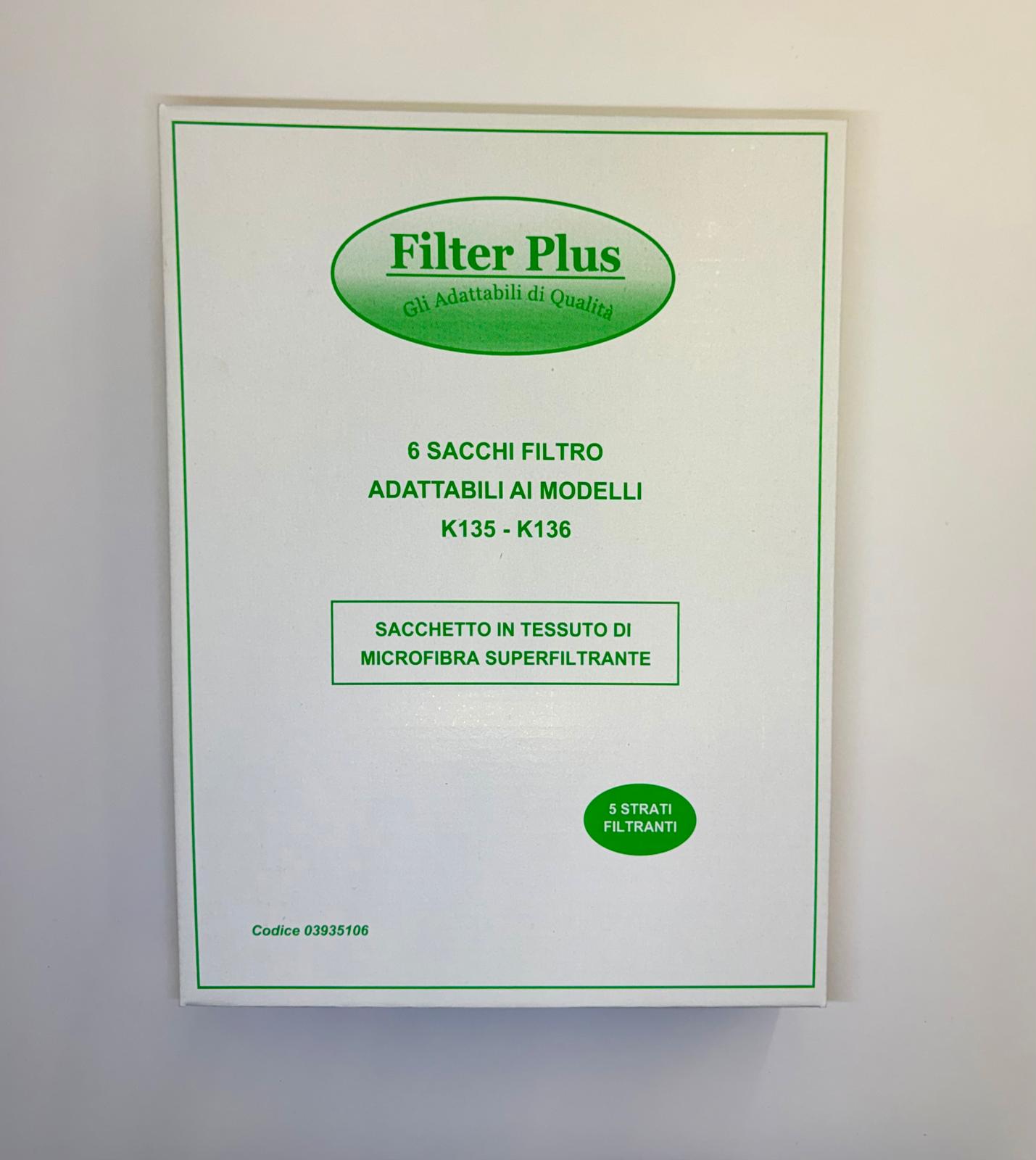 Sacchetti folletto modello VK 135 VK 136