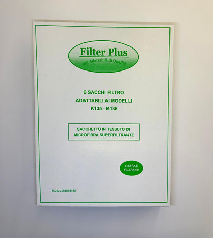 Sacchetti folletto modello VK 135 VK 136