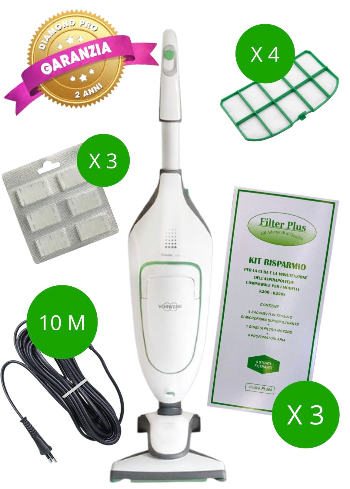 Folletto VK 200 RIGENERATO