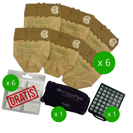 Sacchetti folletto modello VK 130 VK 131 KIT FARFALLA CARTA