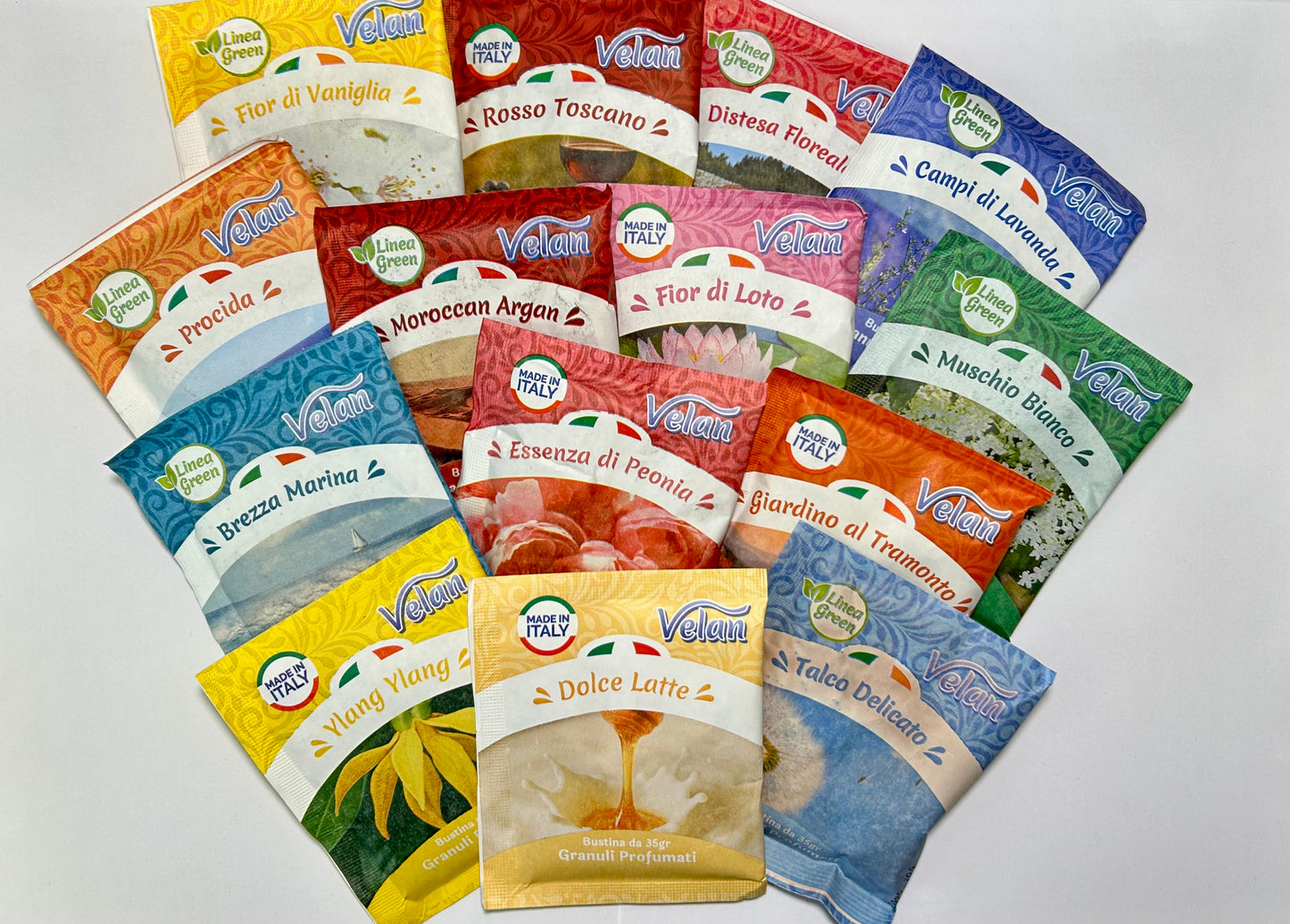 Set granuli profumati per aspirapolvere-15 fragranze