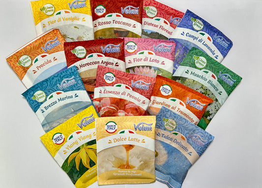 Set granuli profumati per aspirapolvere-15 fragranze