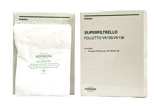 Sacchetti folletto ORIGINALI VK 135 VK 136