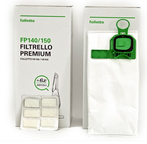 Sacchetti folletto ORIGINALI VK 140 VK 150 + DOVINA