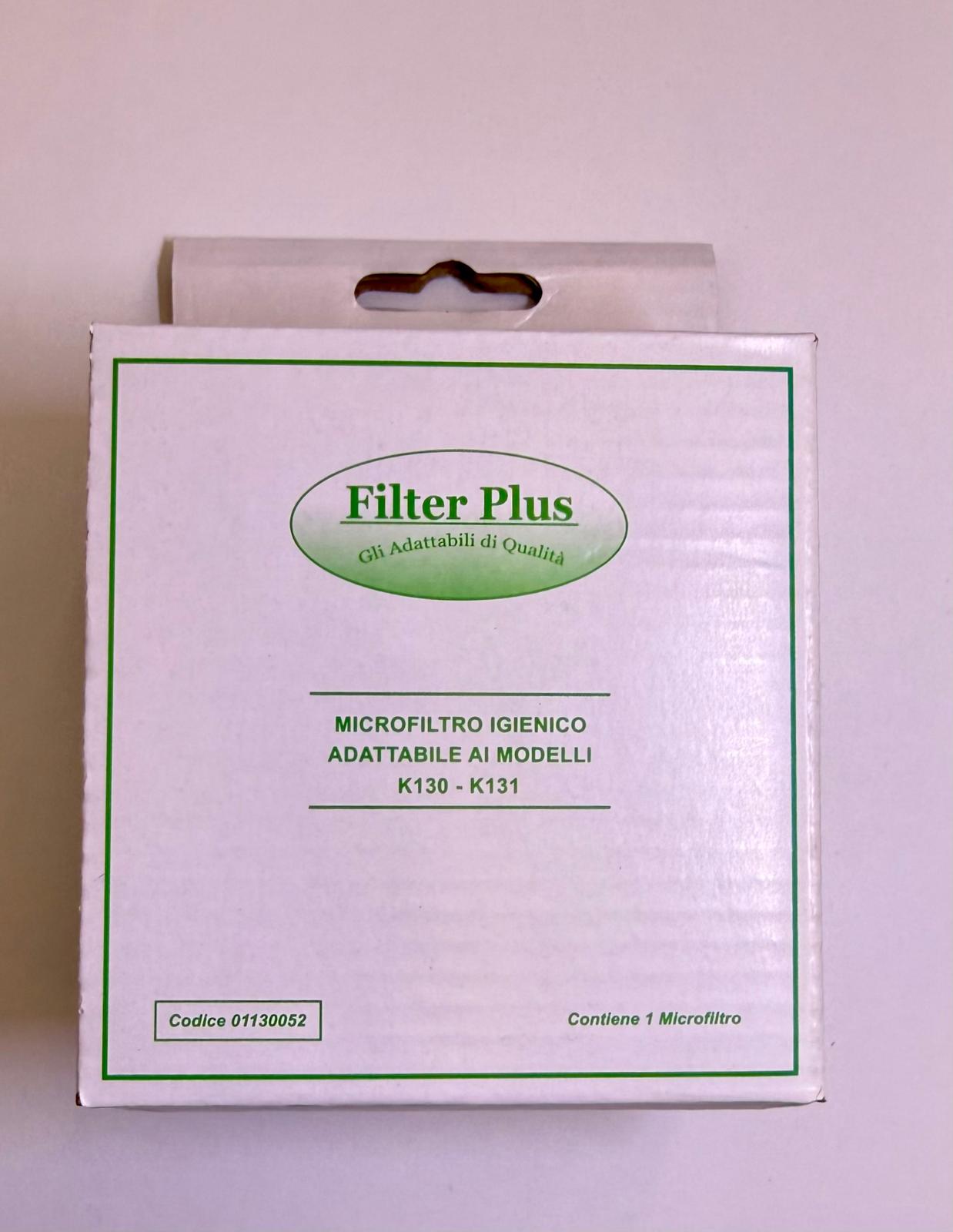 Microfiltro igienico adattabile ai modelli VK 130 VK 131