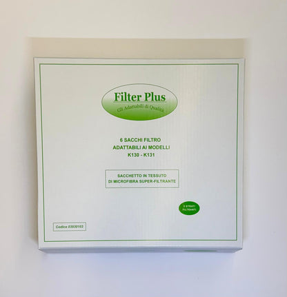 Sacchetti folletto VK 130 VK 131 in microfibra