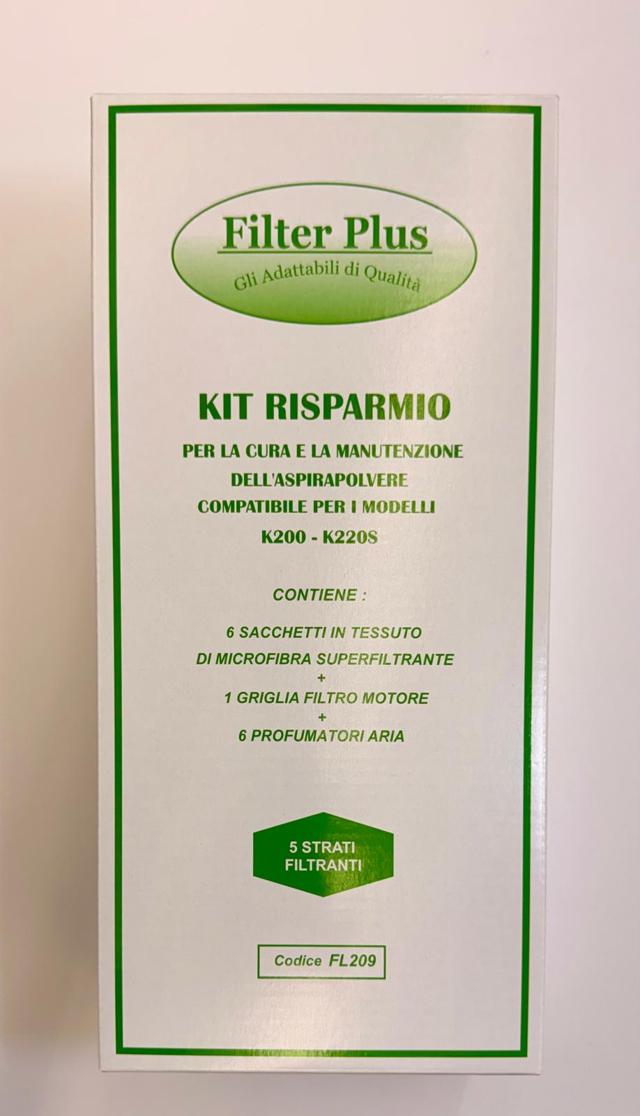 Sacchetti folletto modello VK 200 VK 220 S KIT RISPARMIO